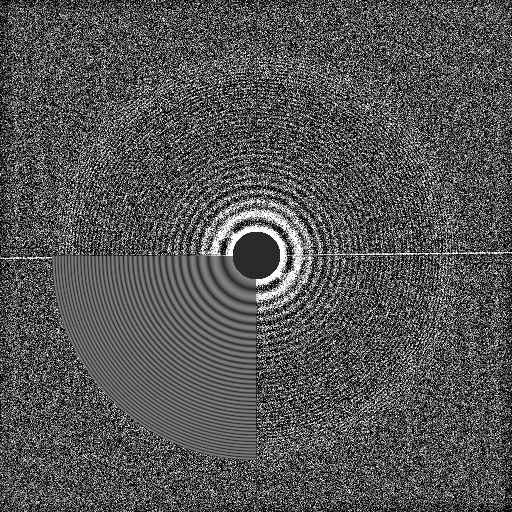 Fourier transform and power spectrum from cryo-EM image processing